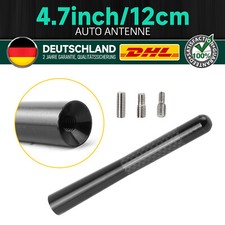 Auto Antenne 12cm Stabantenne Dachantenne Schwarz Für VW Audi BMW Skoda Ford NEU