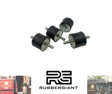 Anti Vibration Rubber Mount Car Bobbin Isolator 4x M8 Male/Male 30x20 / A