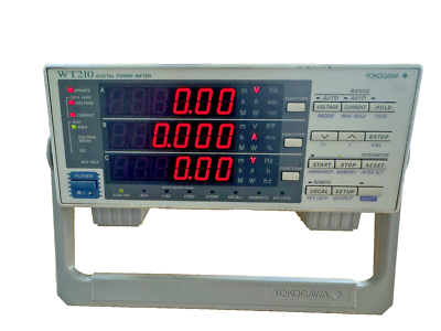 Yokogawa WT210 Digital Power Meter 760401-F/C2/HRM/DA4 Phase RS