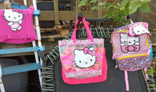 Sanrio Hello Kitty Lot Mermaid Toy Sequin Backpack Tote Bag T Shirt Clutch Molds