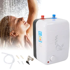 Electric Tank Instant Water Heater Hot Shower Kitchen Heater 7L 110V 1500W USA