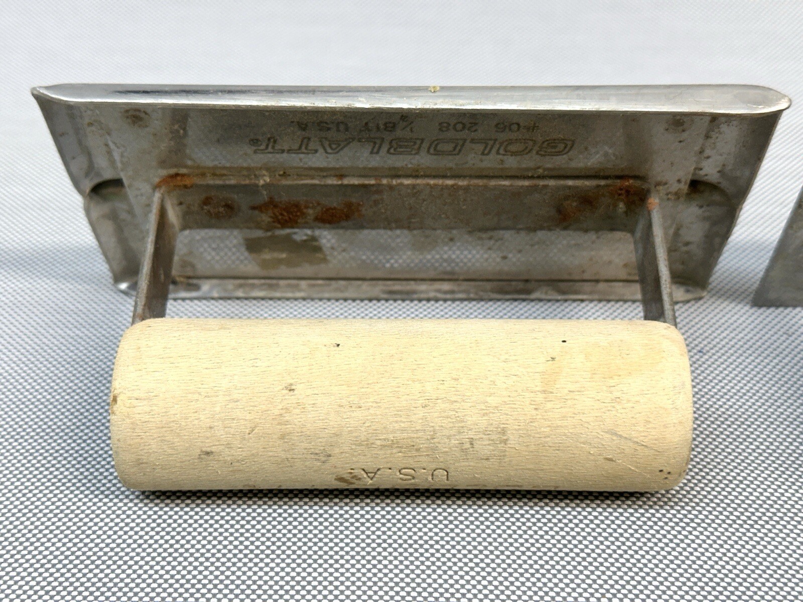 Goldblatt Concrete Joint Edger & Groover Tools Grooving Edging Wood Handles