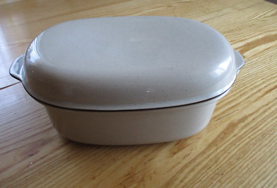 Thomas Family beige  ovale Auflaufform mit Deckel neuwertig