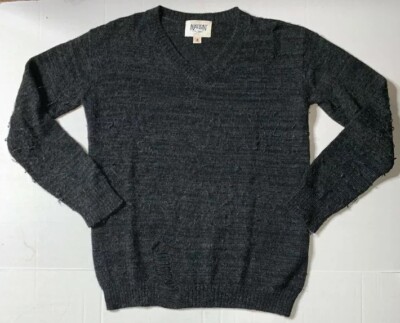 Preowned- Nation By Jen Menchaca Destroyed Princeton Sweater Womens (Size S)