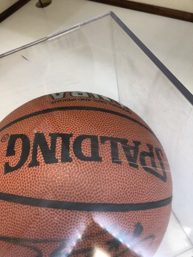 Shaquille O'Neal & Alonzo Mourning Autographed Basketball JSA Authenticated with - Picture 5 of 10