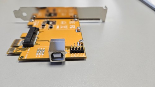 Adapter Mini PCIe x1 auf PCIe x1 - Bild 4 von 4