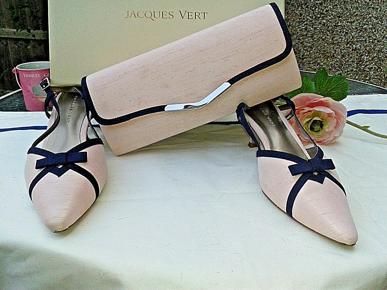 JACQUES green PALE PEACH PEACH PEACH PINK SHOES AND BAG SIZE EUR 37 UK 4 LOW HEEL EX CON 74b697 JACQUES green PALE PEACH PEACH PEACH PINK SHOES AND BAG SIZE EUR 37 UK 4 LOW HEEL EX CON 74b697