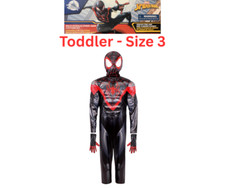 Miles Morales Spider-Man Costume Set for Kids - Toddler Size 3