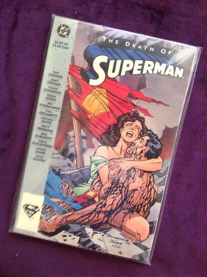 Death of Superman 1992 アメコミリーフ スーパーマン The Death of Superman, 1992 edition DC excellent ungraded