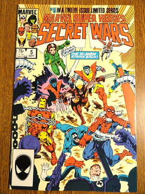 Marvel Super Heroes Secret Wars #5 Layton X-men Cover NM