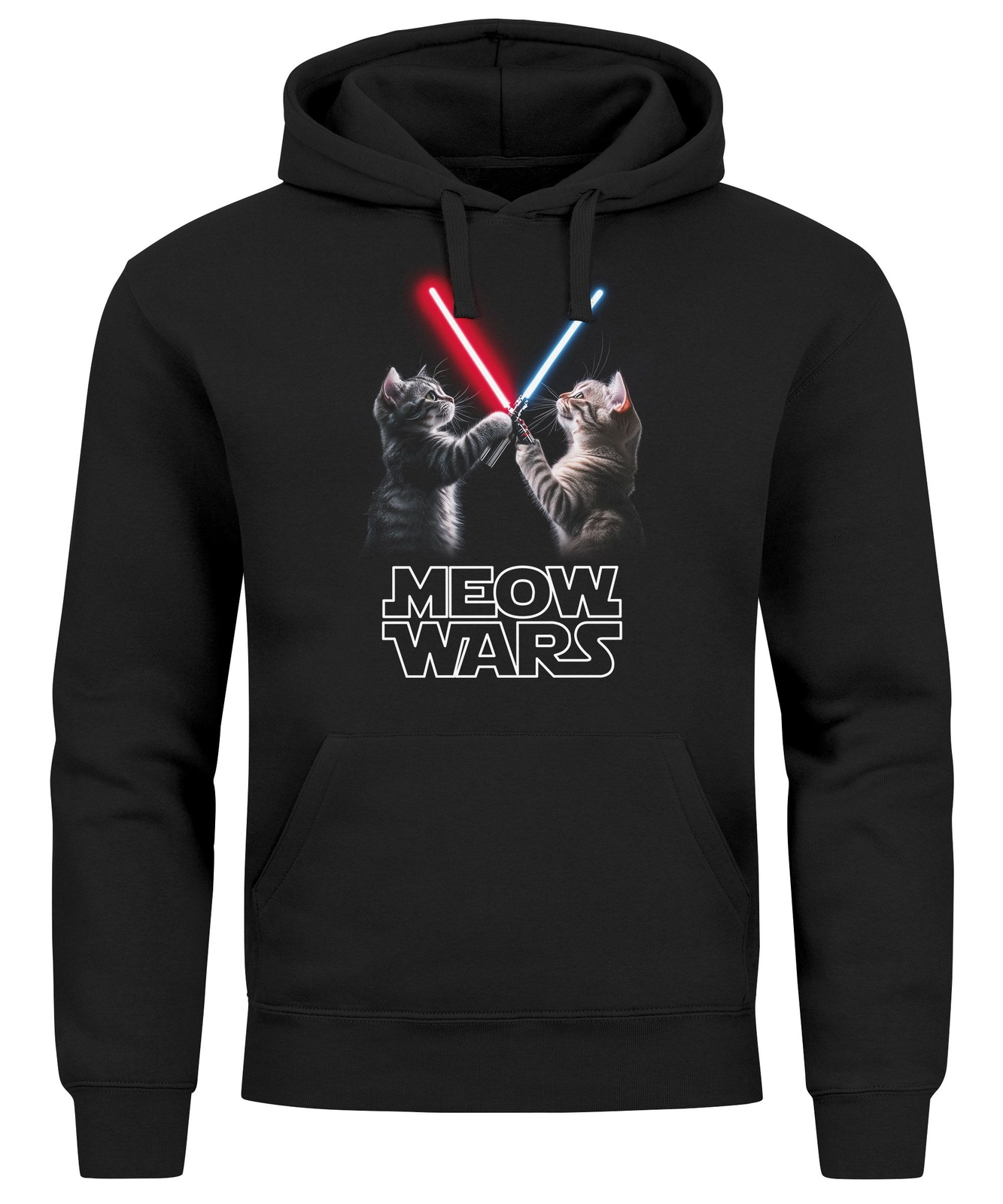 Толстовка с капюшоном Херрена Бедрукта Катцена мем Мяукающие войны Лазерная пародия на кинофильм 10090₽