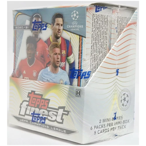 2020 /21 Topps Finest UEFA Champions League Soccer Hobby Box Master Box -2 Mini 