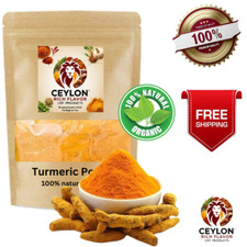    Organic Ceylon Turmeric Powder   100 Pure  Natural  High Curcumin  Fresh