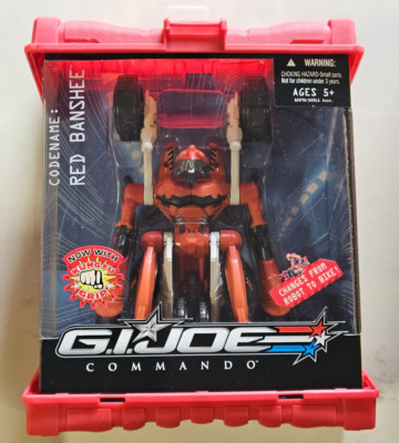 GI Joe Commando Codename Red Banshee Action Figure NEW 2007 Sigma 6 RARE