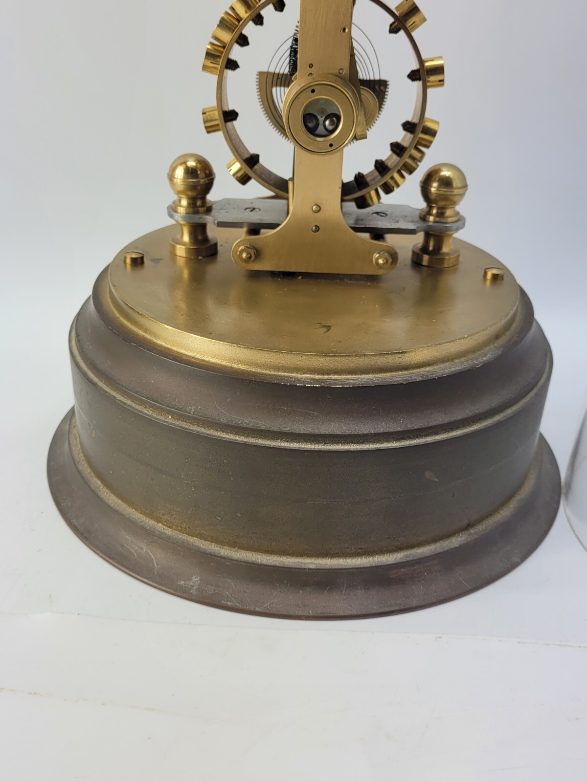 Antique Eureka Style Under Glass Dome Clock eBay