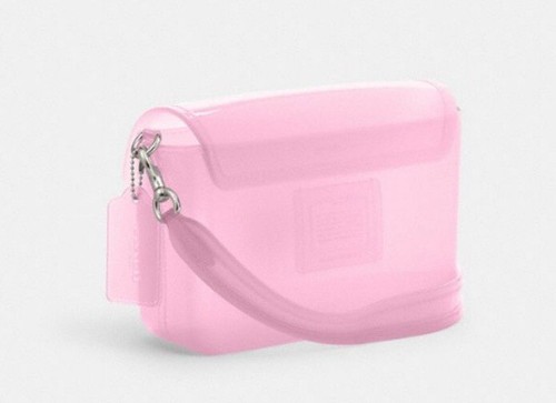 NUEVO CON ETIQUETAS Coach Rosa Brillante/Plata Jalea Tabby DE LA PASARELA Edición Limitada CH748 - Imagen 11 de 14