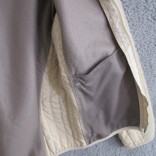 Vintage Patagonia Fleecejacke Damen Large Natur Beige Full Zip Retro Flor - Bild 17 von 17
