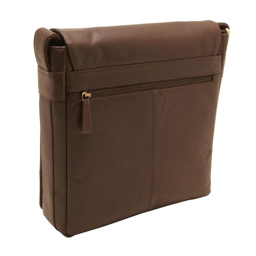 Underwood & Tanner - Brown Leather Mike Shoreditch Medium Messenger Bag - Picture 8 of 10