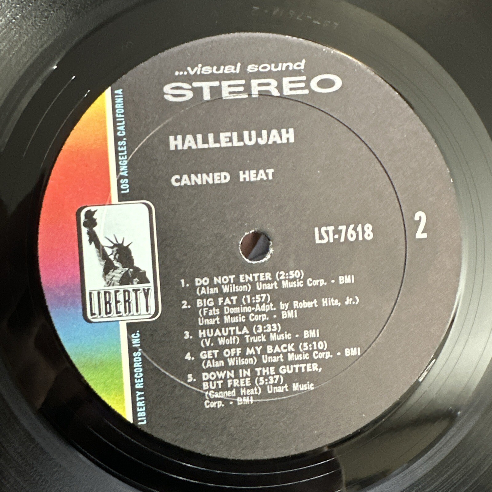 Canned Heat Hallelujah 1969 US 1st Press Album (EX/NM) Ultrasonic