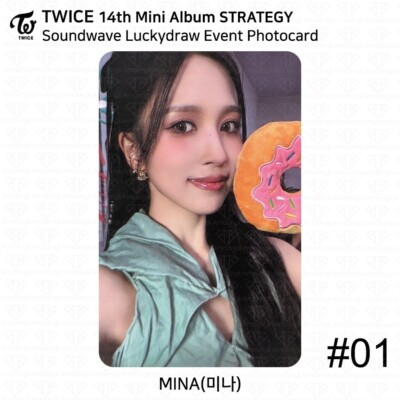 TWICE 14th Mini Album STRATEGY Soundwave Lucky Draw Signed