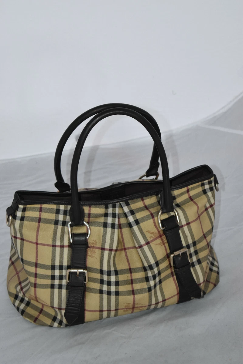 Pre-Owned Burberry Northfield Haymarket Check Tote 