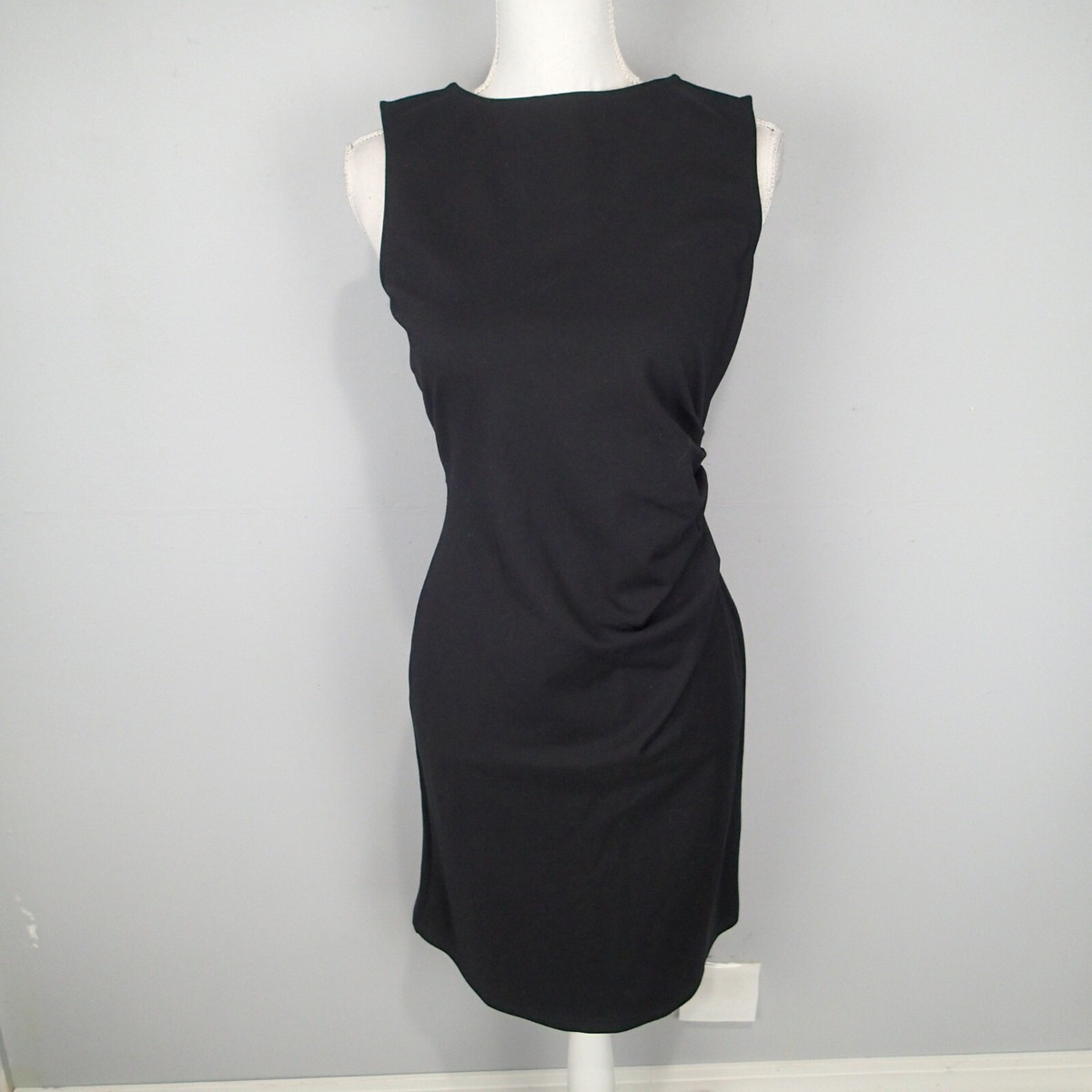 black sleeveless fitted dress Sleeveless Waist Fitted Mini Dress – JM LOOKS main image 1