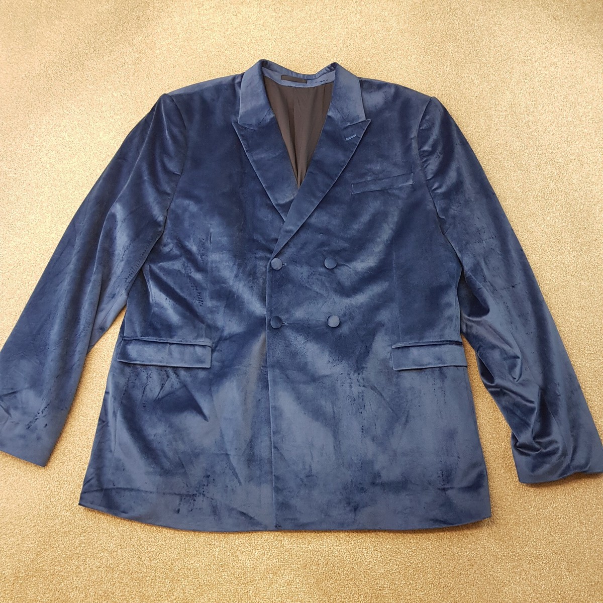 Blazer Jacket Boohoo Blue Blazer Boohoo Mens Jacket 50 Blue Velvet