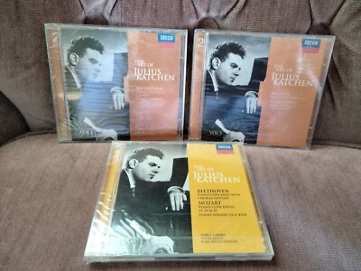 NEW The Art of Julius Katchen Volume 1, 2, & 3 Lot of 6 CDs Decca