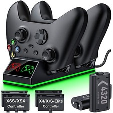 2*4320 Akku & Akku Ladestation für Xbox One,...