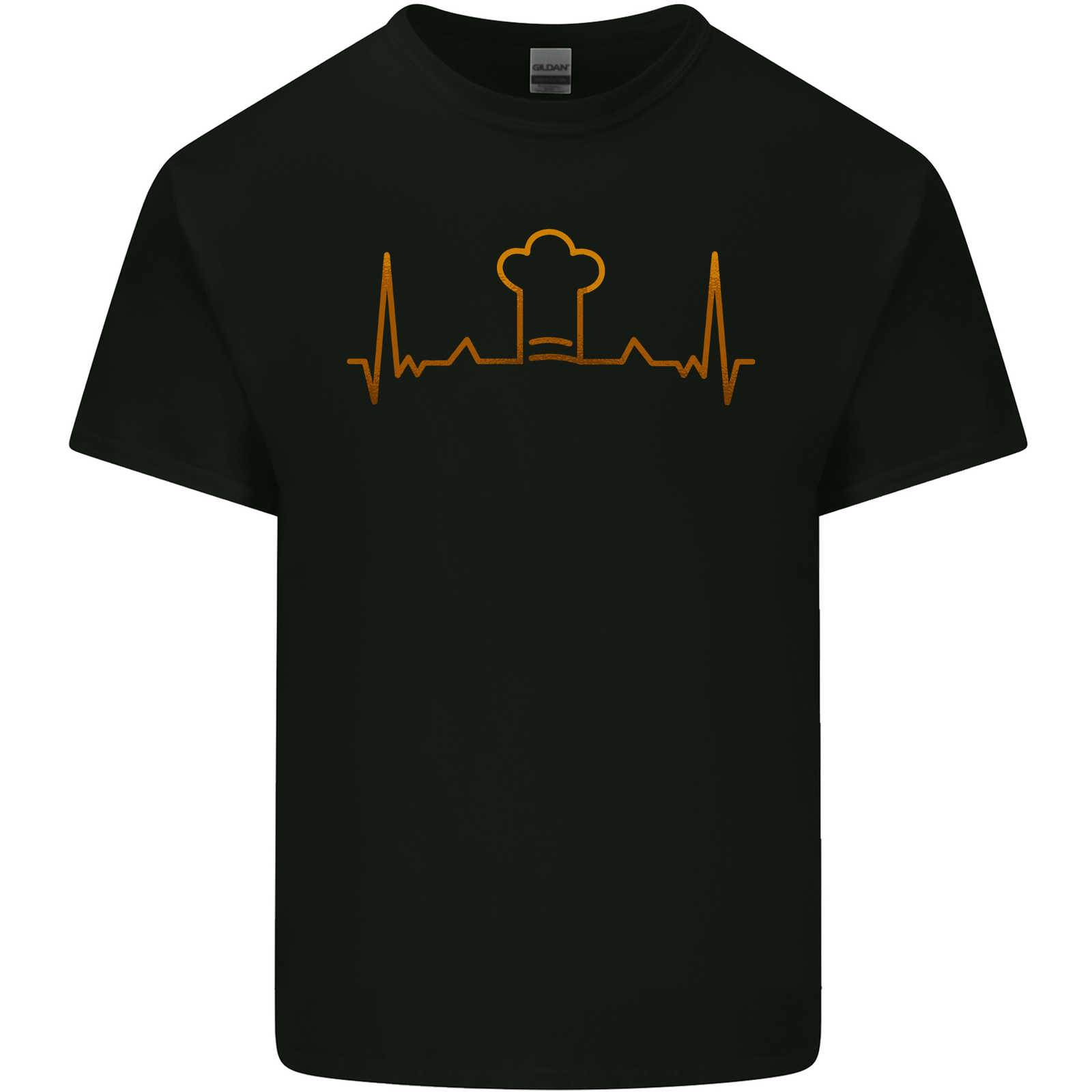 Chef Pulse Cook Cooking Hat Baker Baking Mens Cotton T-Shirt Tee Top