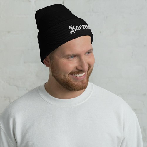 Gorro Karma bordado unisex con puños - Imagen 3 de 13