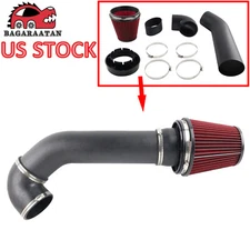 LS Swap Cold Air Intake + Red Filter For LSX LS1 LS2 4.8 5.3L 5.7L 6.0L Restomod