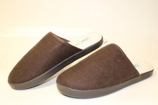 TOMS Harbor Slippers Mens Size 9 Cocoa Brown Felted Mules Cozy Shoes 10016936