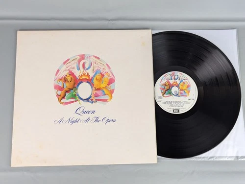 Queen - A Night At The Opera. 1st UK Press! EX/VG+ Vinyl Record LP. EMTC 103.