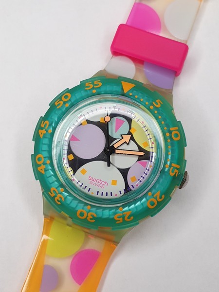 Swatch Scuba Sea Grapes SDK105 - funktioniert - 38mm