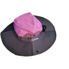 Kids Girls Sun Hat Beach Cap UV Protection, Wide Brim, with Ponytail Hole