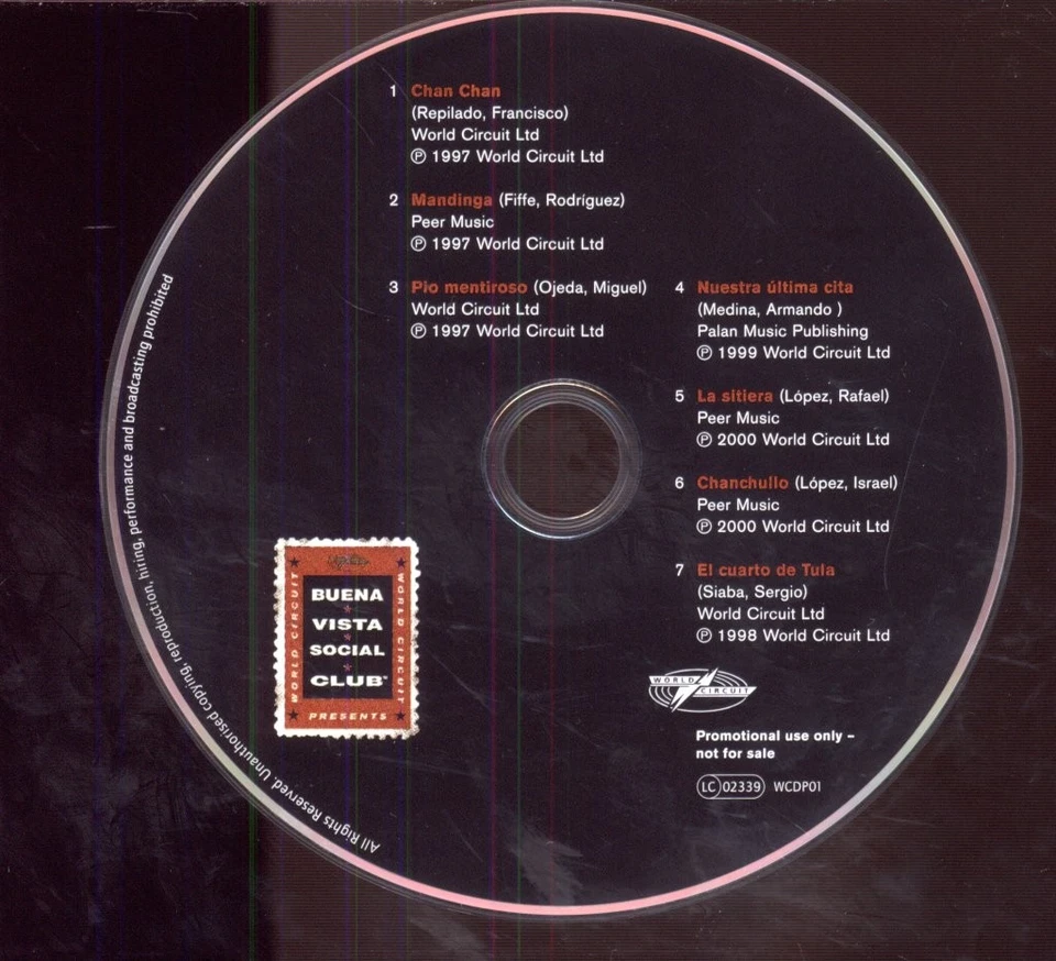 Buena Vista Social Club Buena Vista Social Club Series Sampler CD Europe World - Image 3 of 3