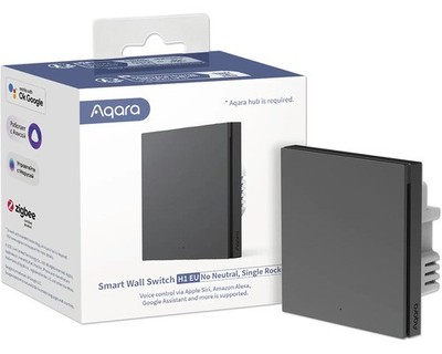 Aqara Smart Wall Switch H1 EU - Einzelschalter (Ohne Neutralleiter) Smart Home-f