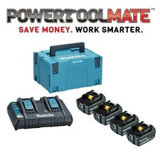Makita 197627-6 18v LXT Power Source Kit - 4 x 5.0ah Batteries, Charger & Case