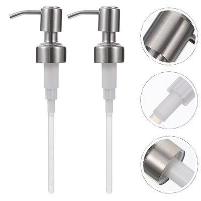 #ad #ad 2 Pcs Silver Pressure Pump Heads Replacement for Soap Dispenser Bottles $19.45