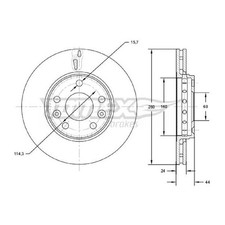 2x Bremsscheibe vorne für Renault Captur 2 HF Duster HM Express Fluence | 26238