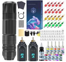 Kit de Tatuaje Inal mbrico con 2 Bater as y 20 Agujas, Ideal para Principiantes.