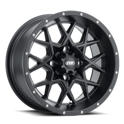 ITP Storm 16x7 4/110 Hurricane Blk 5+2 LT-A500XP KingQuad AXi EPS IRS 2011-2018
