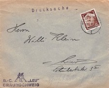 788350) DR Beleg samt Inhalt BBoxen - Boc Vlub Leu Braunschweig 1935