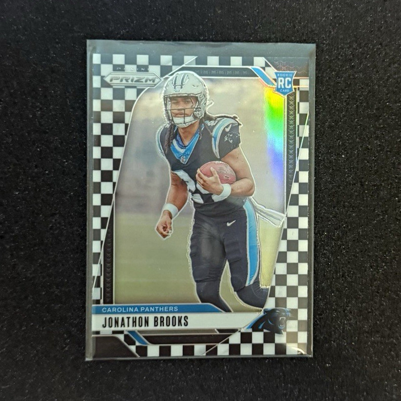 Panini 2024 Prizm Rookies RC Jonathon Brooks Checkerboard #357
