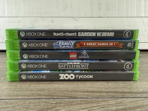 Xbox One 5 Game Lot Zoo Tycoon Jurassic Star Wars Family Fun Pack Garden Warfare - Bild 3 von 3