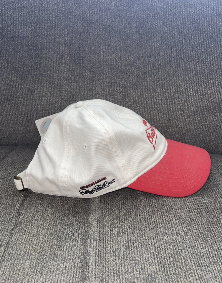 Gorra Budweiser Racing Correa Trasera NASCAR Dale Earnhardt Jr Hombres Béisbol Carrera Foto 3 de 4