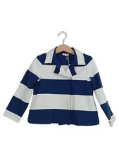 Il Gufo Giacca Leggera Bambina Blu a Righe Marittima (IT 108, EU 104)