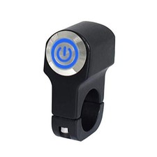 1" 24.5mm LED Motorcycle Switches Handlebar Mount Healight Fog Light Switch