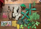 Vintage lot of playmobil plants trees flowers leaves jungle